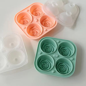 Elegant Rose Shaped Ice Cube Silicone | Icetray Flower | Ice Ball Mold Food Grade for Effortless Dessert Summer Drinks - Image 3