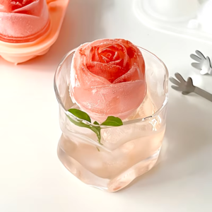 Elegant Rose Shaped Ice Cube Silicone | Icetray Flower | Ice Ball Mold Food Grade for Effortless Dessert Summer Drinks - Image 5